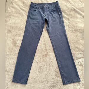 Rhone Pants Mens 30x32 Blue Everyday Twill 5 Pocket Chino 101253